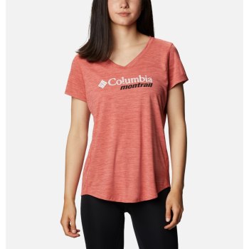 Columbia Trinity Trail II Graphic, Camiseta Coral Oscuro Para Mujer | 760391-HDB